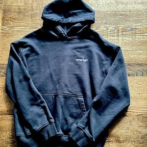 White fox black hoodie size s/m